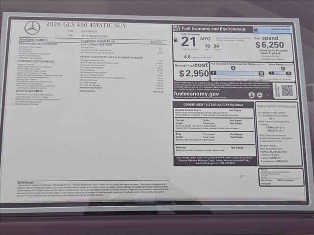 New 2026 Mercedes-Benz GLS 450 4MATIC image 15