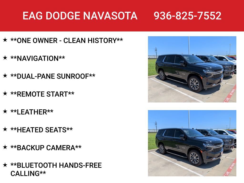 Used 2023 Chevrolet Tahoe LT w/ Luxury Package RWD image 4