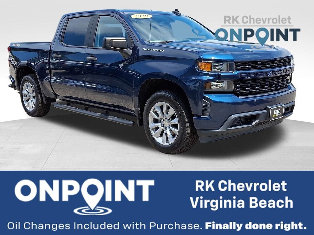 Certified 2020 Chevrolet Silverado 1500 Custom w/ Custom Value Package AWD/4WD image 1