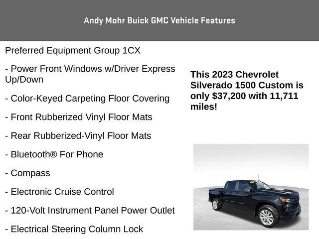 Used 2023 Chevrolet Silverado 1500 Custom AWD/4WD image 8