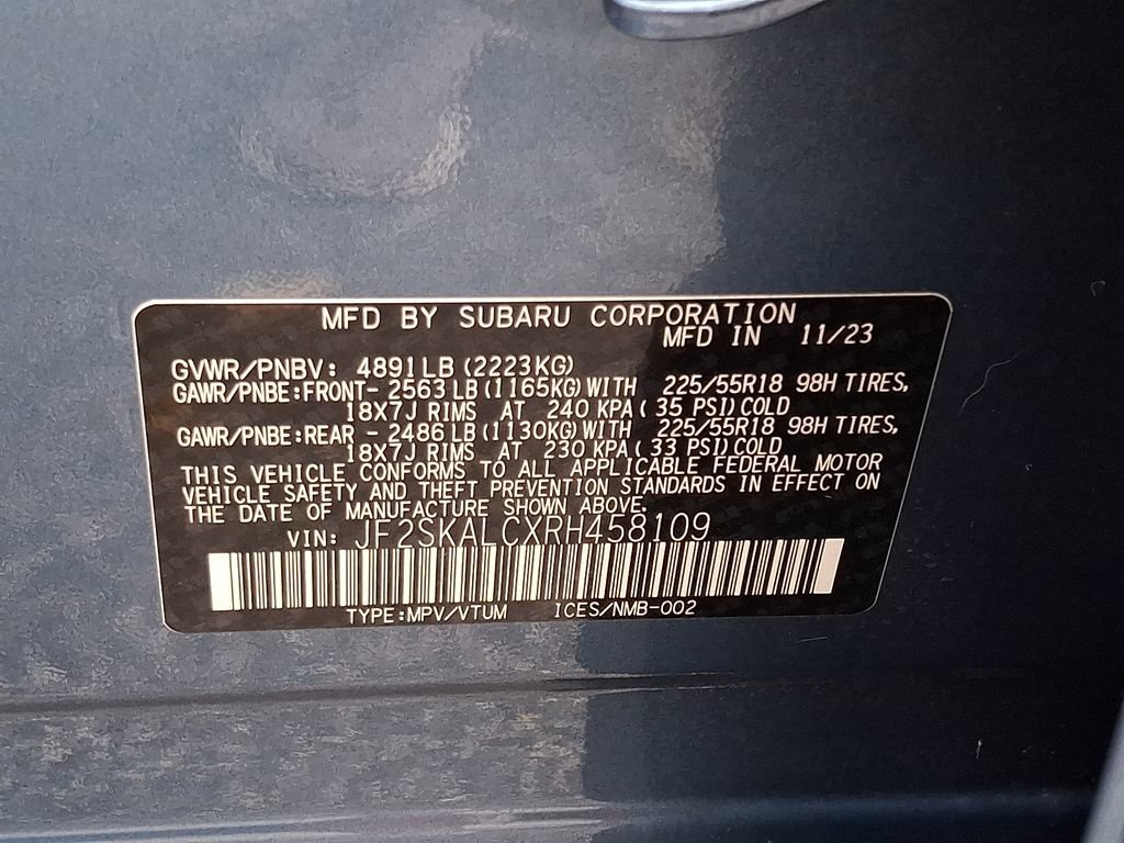 Certified 2024 Subaru Forester Limited AWD/4WD image 28