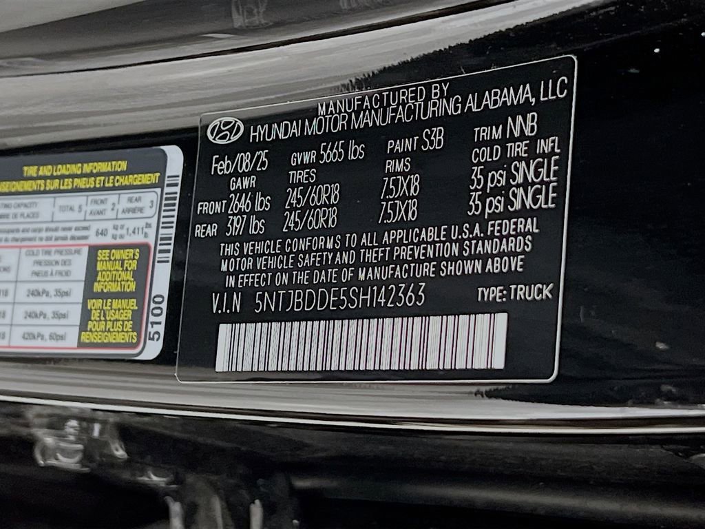 Certified 2025 Hyundai Santa Cruz SEL image 28