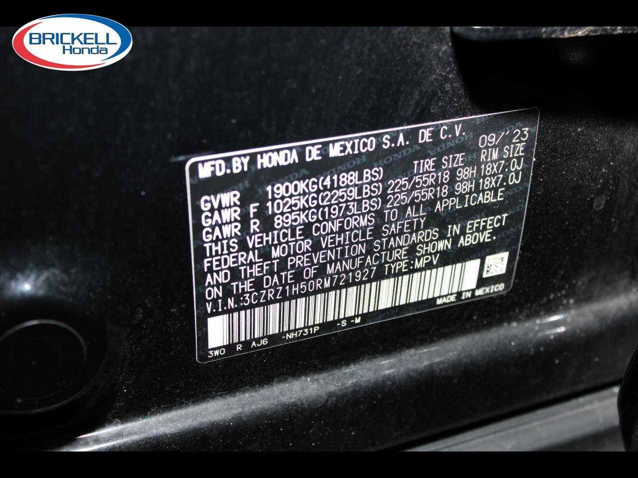 Certified 2024 Honda HR-V Sport image 37