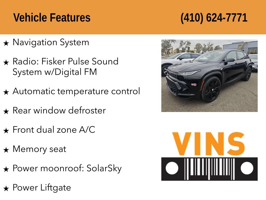 Used 2023 Fisker Ocean One AWD/4WD image 5