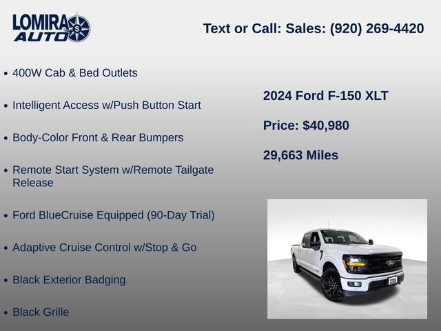 Used 2024 Ford F150 XLT w/ Equipment Group 302A MID AWD/4WD image 39