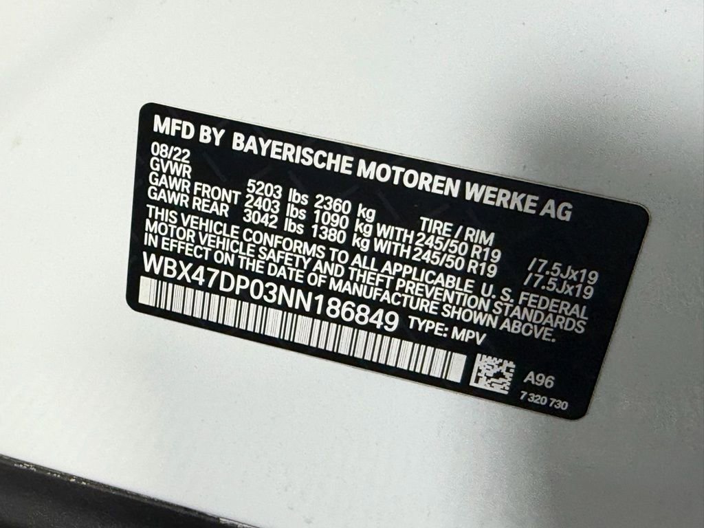 Used 2022 BMW X3 sDrive30i w/ Convenience Package w/ZPA image 38