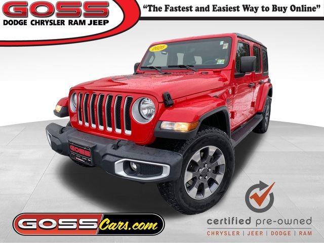 Certified 2020 Jeep Wrangler Unlimited Sahara image 1