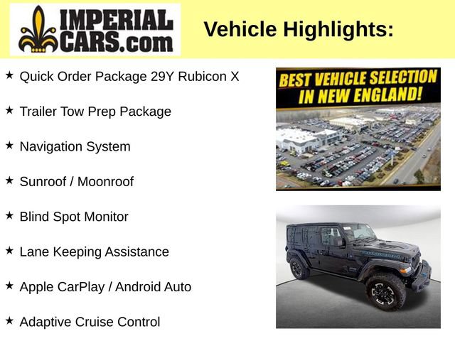 Used 2024 Jeep Wrangler Unlimited Rubicon 4xe AWD/4WD image 3