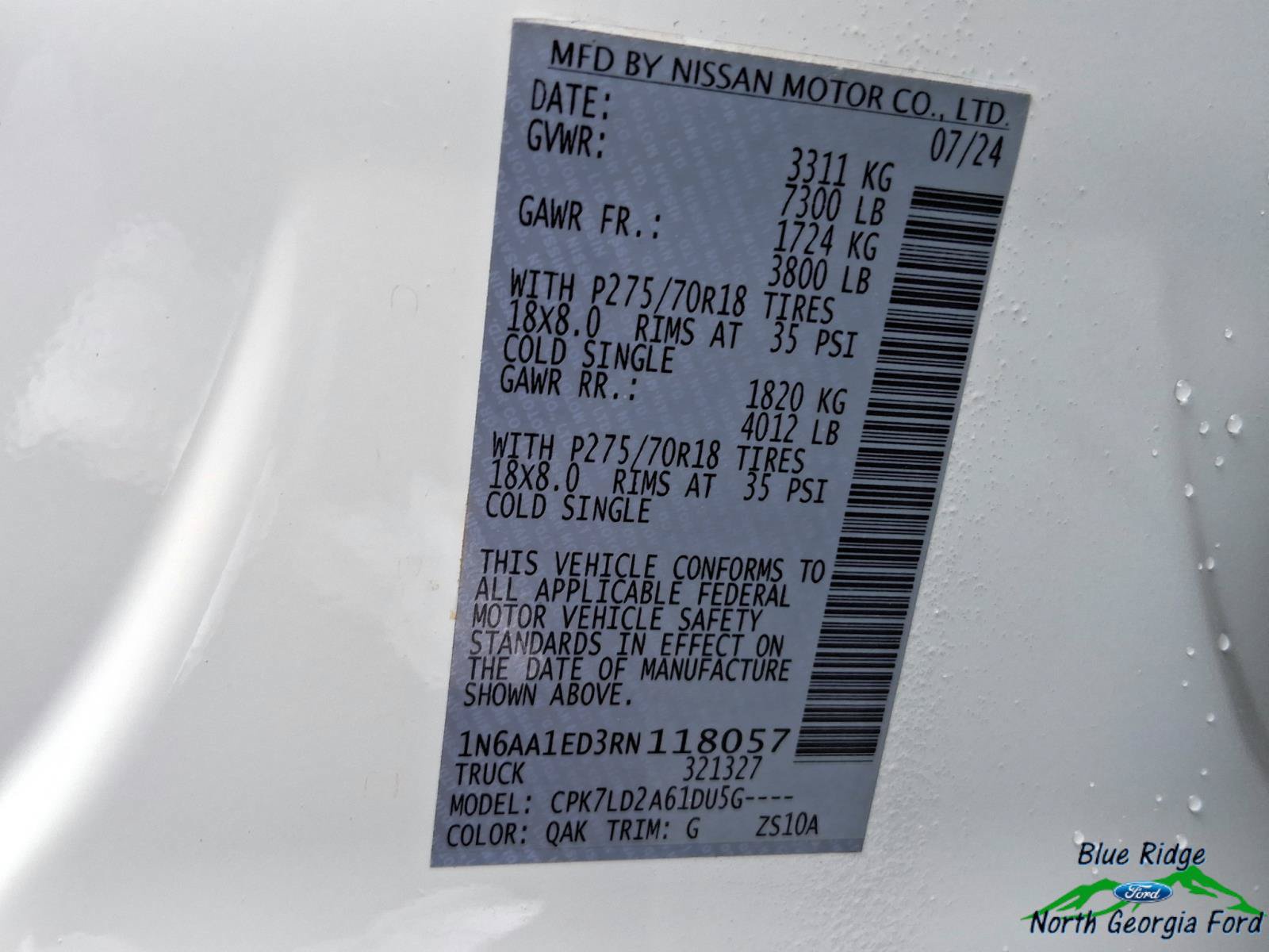 Used 2024 Nissan Titan PRO-4X w/ Pro-4x Convenience Package AWD/4WD image 26