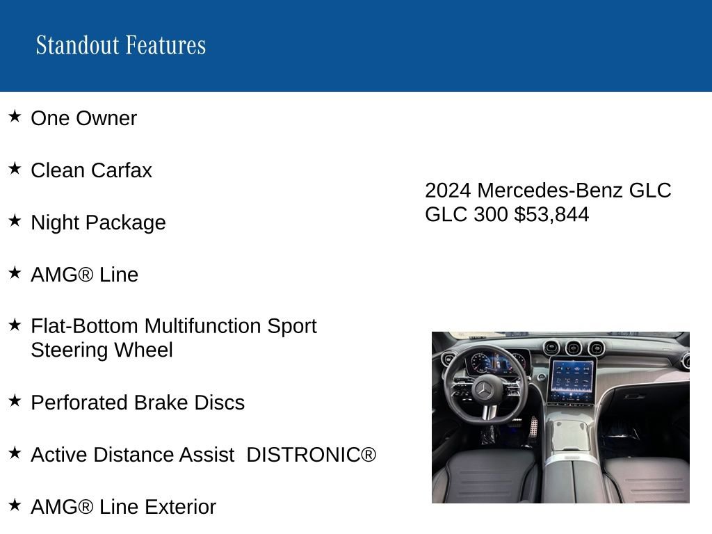 Certified 2024 Mercedes-Benz GLC 300 4MATIC image 9