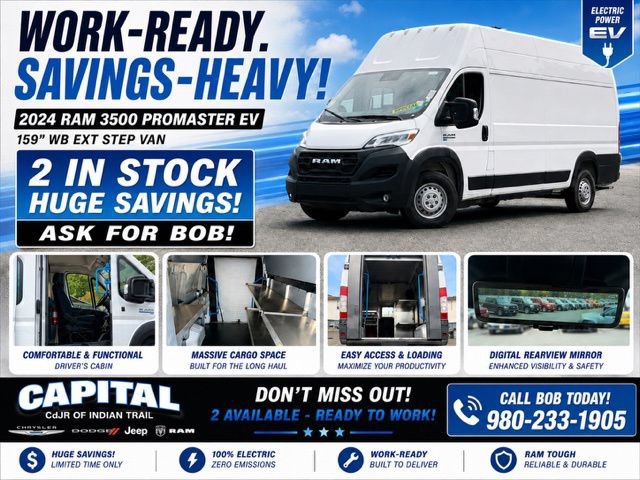New 2024 RAM ProMaster 3500 w/ Delivery Van Package FWD image 1