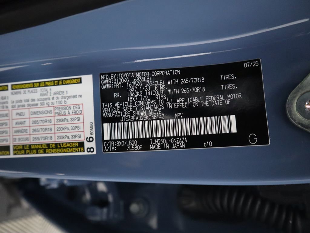 Used 2025 Toyota Land Cruiser Base w/ Premium Package image 35