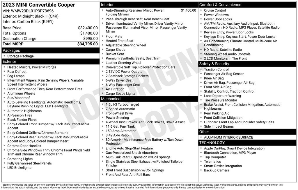 Certified 2023 MINI Cooper Convertible image 12