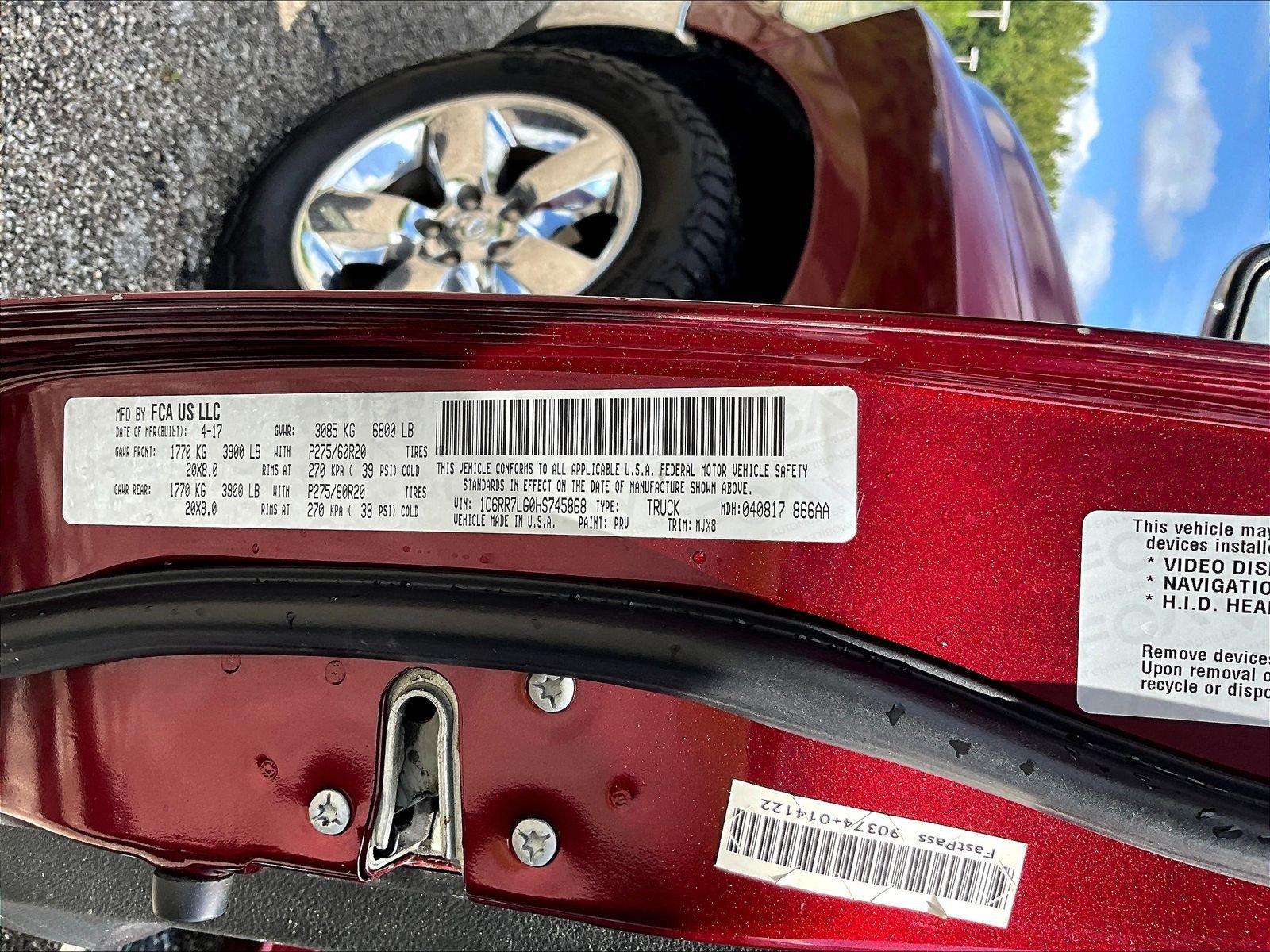 Used 2017 RAM 1500 Big Horn AWD/4WD image 20