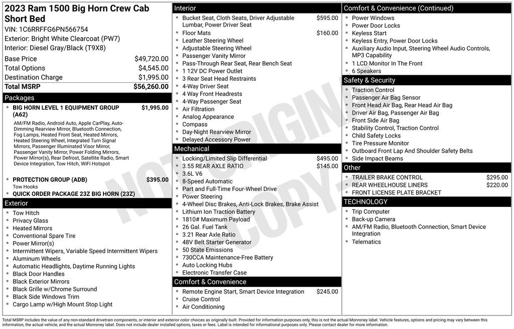 Used 2023 RAM 1500 Big Horn AWD/4WD image 26