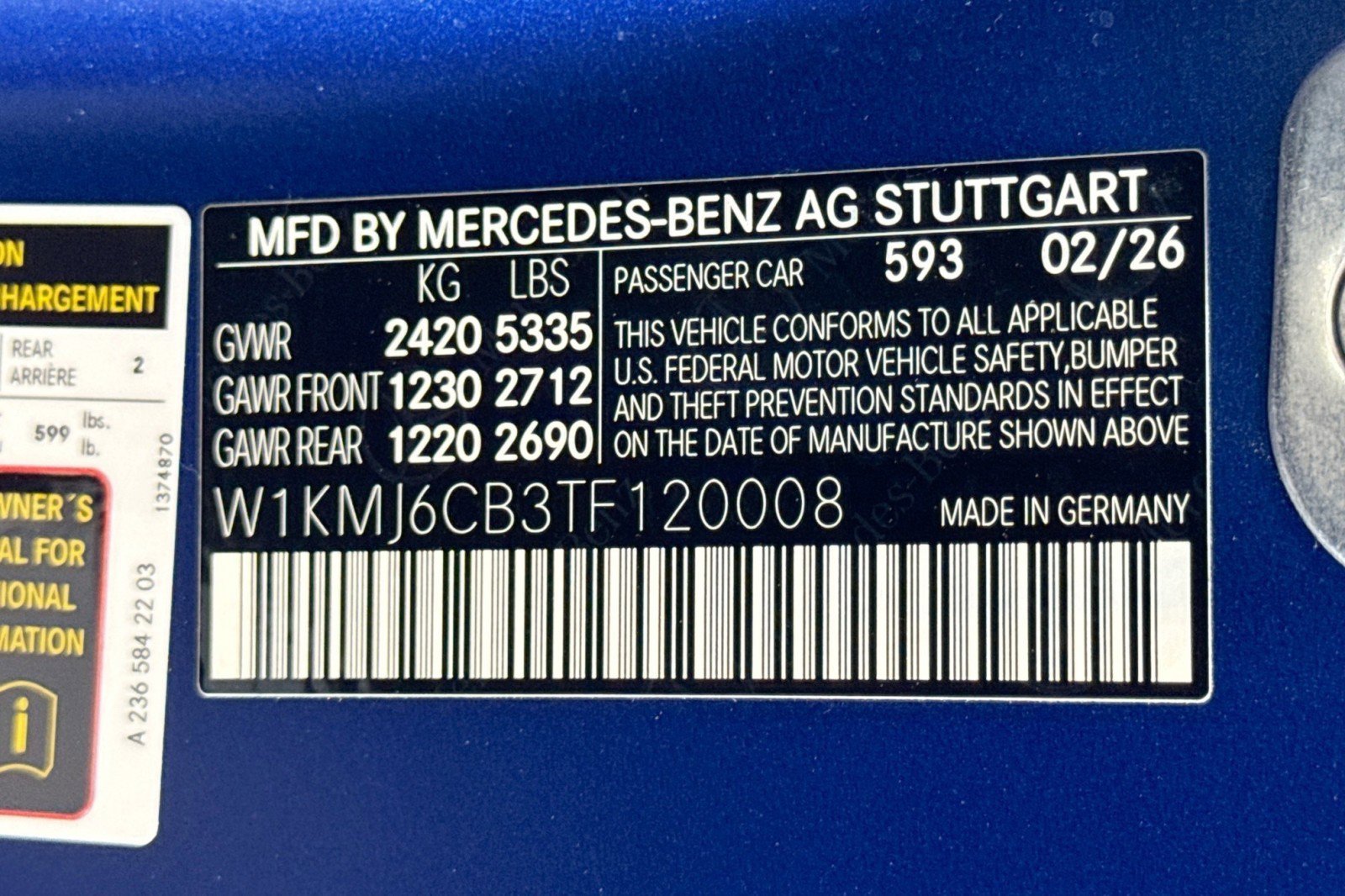 New 2026 Mercedes-Benz CLE 53 AMG 4MATIC Coupe image 30