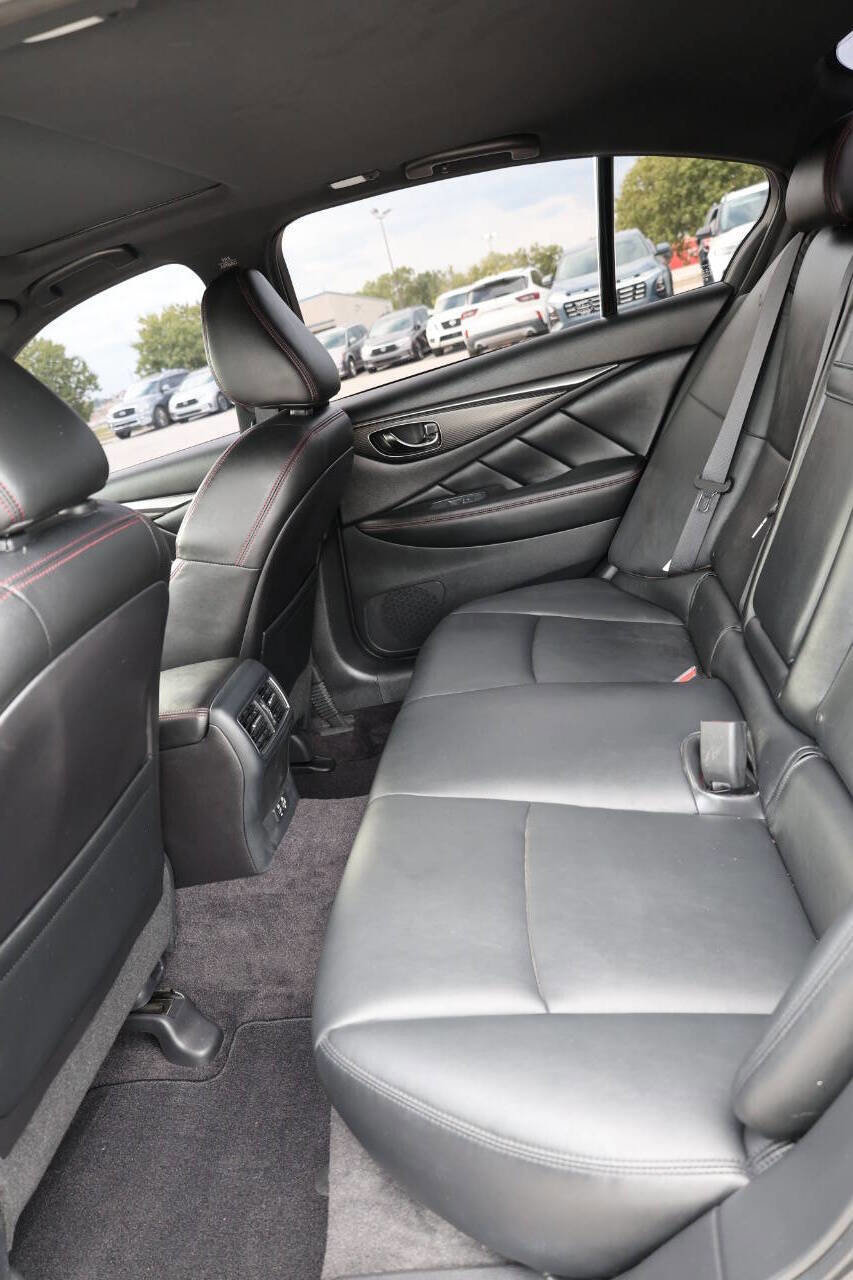 Used 2023 INFINITI Q50 Red Sport 400 w/ Black Opal Edition image 17