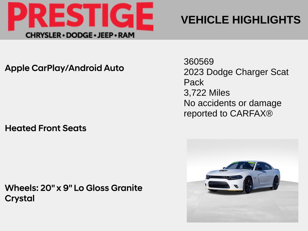 Used 2023 Dodge Charger Scat Pack RWD image 4