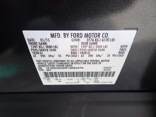 Used 2015 Ford Explorer XLT w/ Equipment Group 201B AWD/4WD image 21