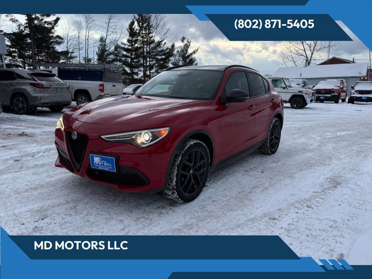 Used 2021 Alfa Romeo Stelvio Ti Sport AWD/4WD image 1