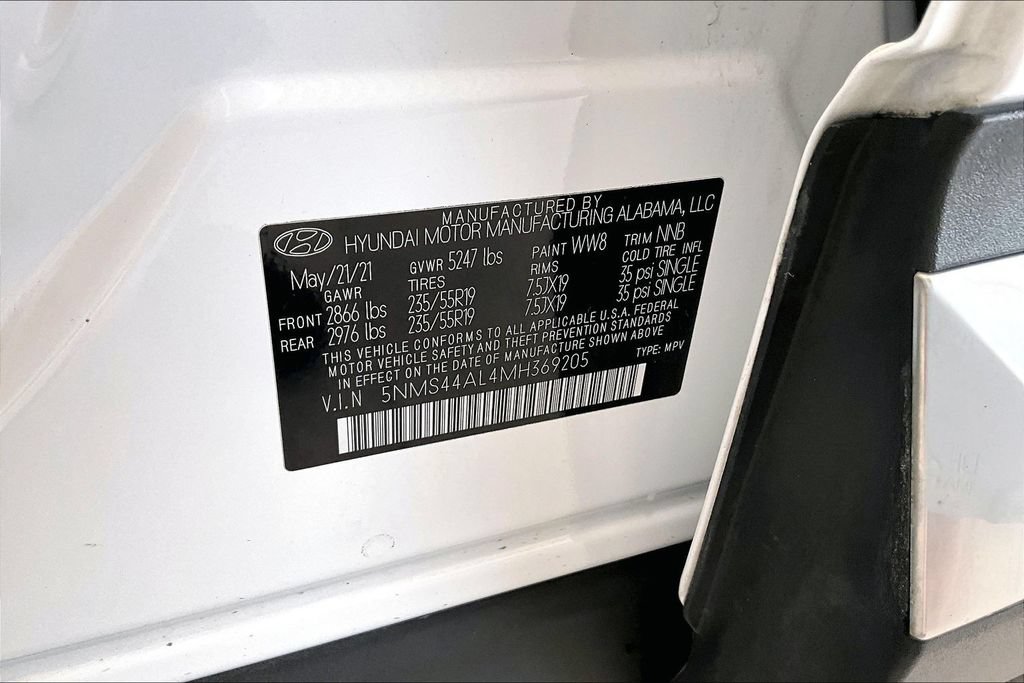 Used 2021 Hyundai Santa Fe Limited w/ Cargo Package FWD image 34