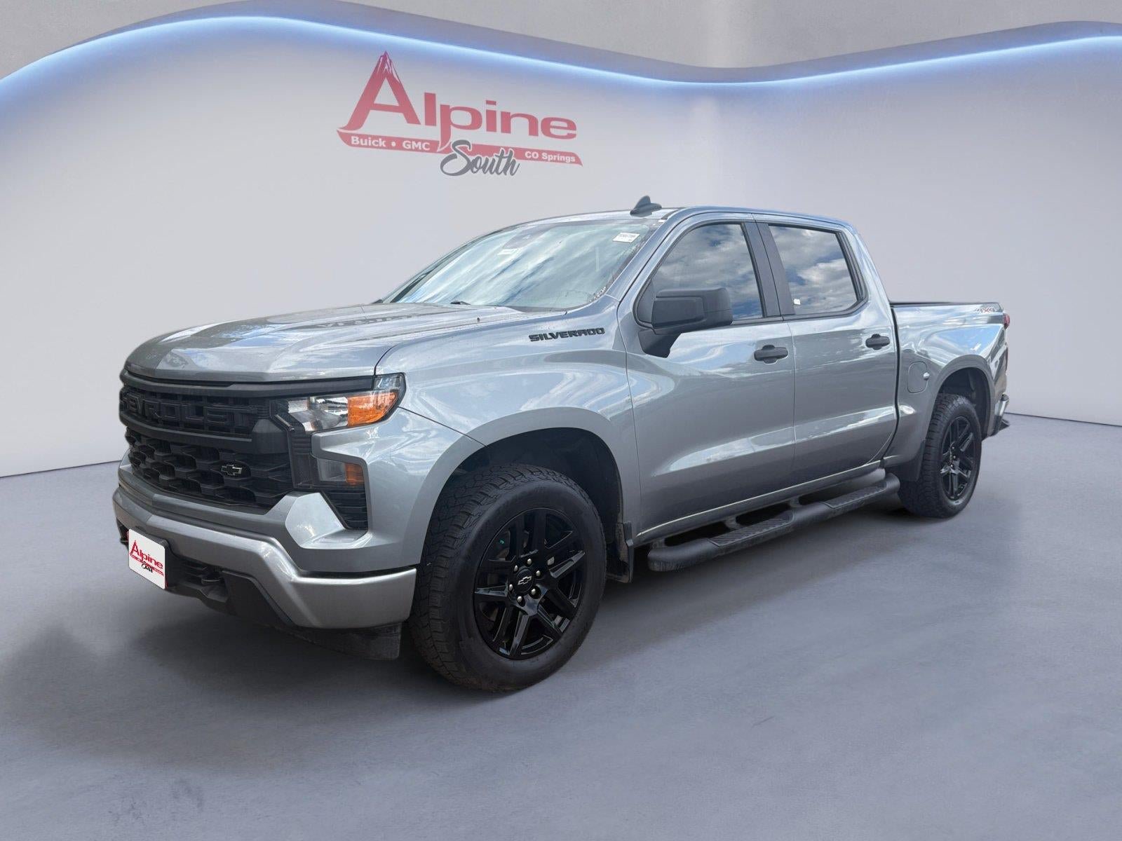 Certified 2023 Chevrolet Silverado 1500 Custom w/ LPO, Dark Essentials Package