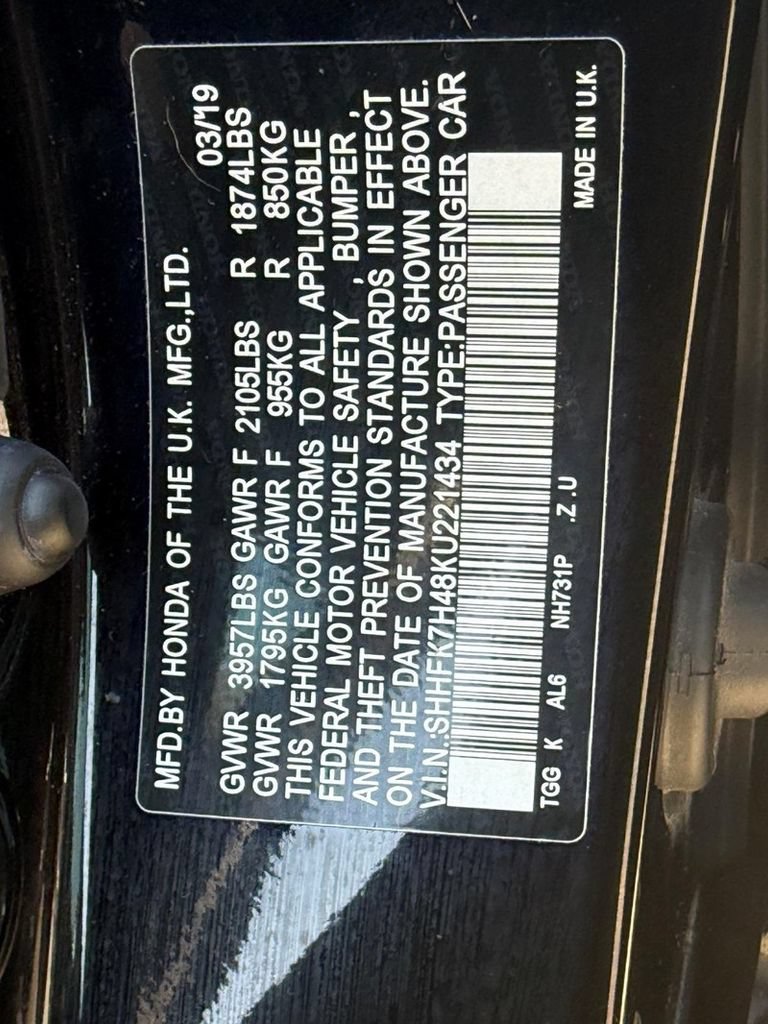 Used 2019 Honda Civic Sport image 30
