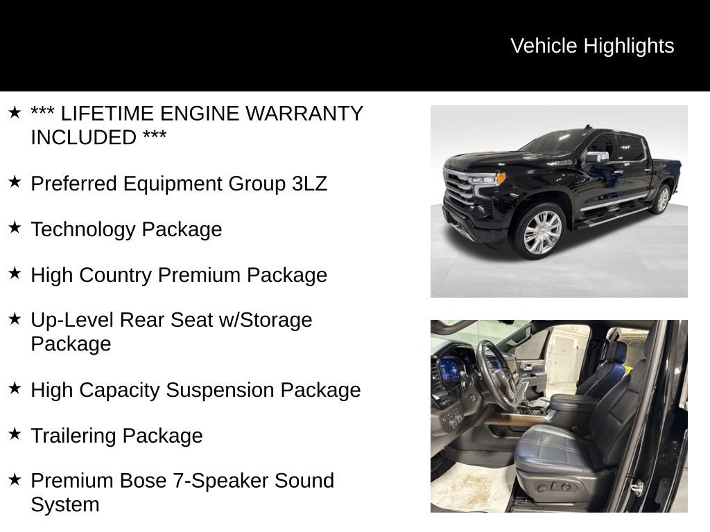 Used 2024 Chevrolet Silverado 1500 High Country w/ High Country Premium Package image 2