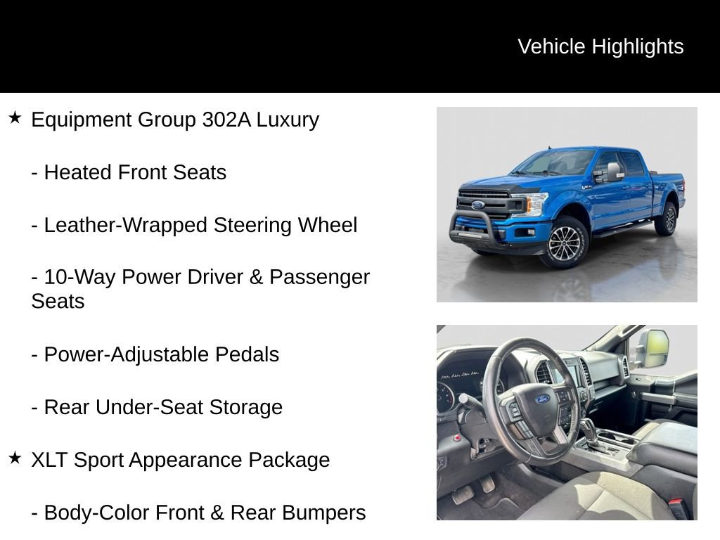 Used 2020 Ford F150 XLT w/ Equipment Group 302A Luxury AWD/4WD image 11