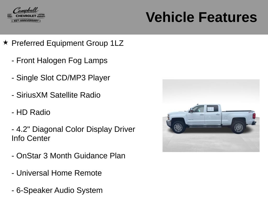 Used 2017 Chevrolet Silverado 2500 LTZ w/ Duramax Plus Package AWD/4WD image 21