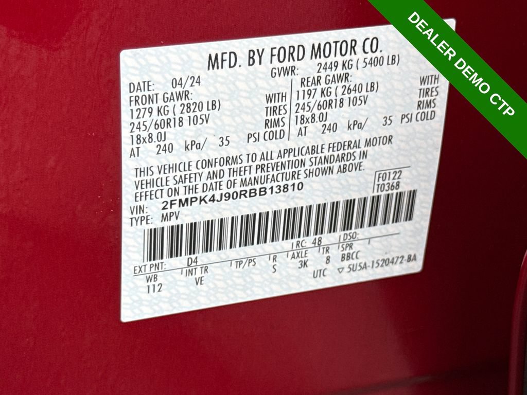 Used 2024 Ford Edge SEL w/ Convenience Package AWD/4WD image 27