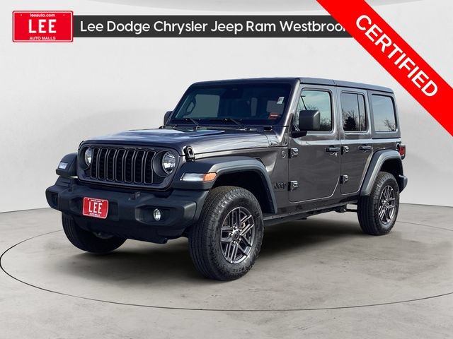 Certified 2025 Jeep Wrangler Unlimited Sport AWD/4WD video 1