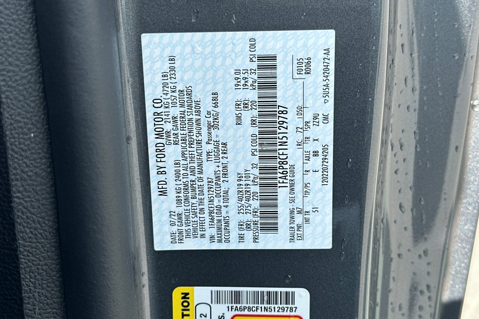 Used 2022 Ford Mustang GT Premium w/ GT Performance Package image 29