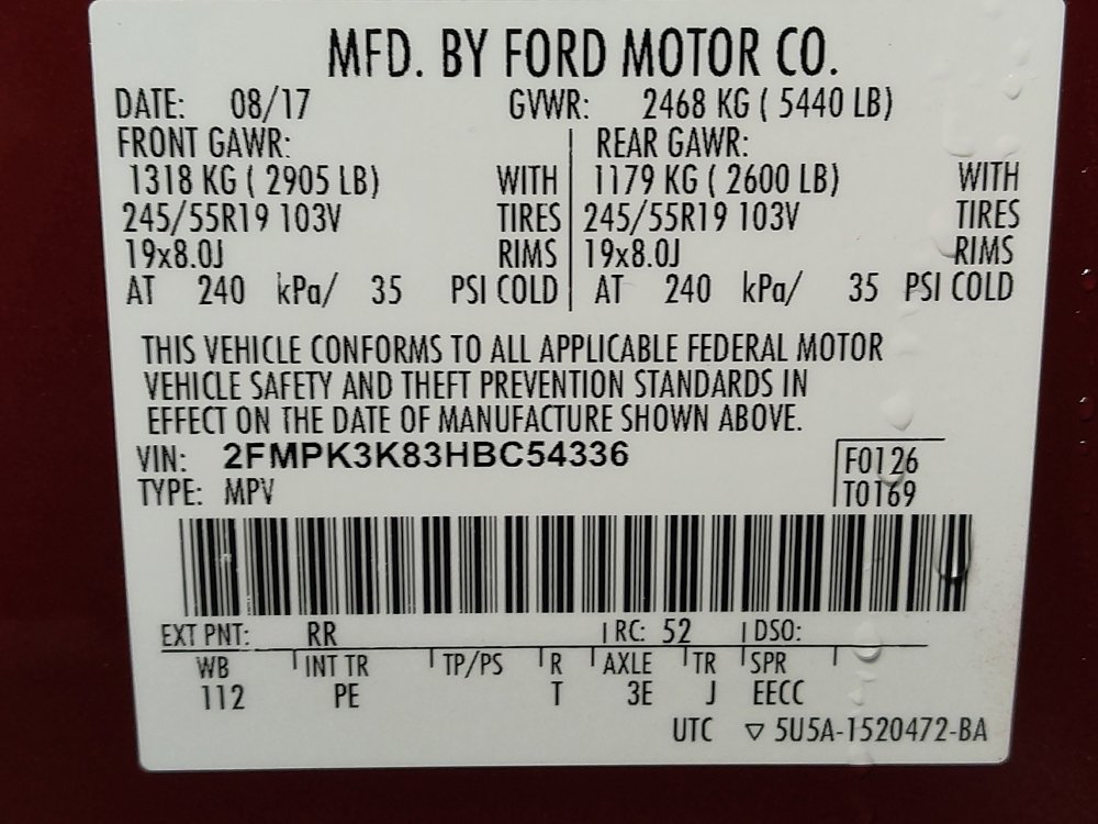 Used 2017 Ford Edge Titanium w/ Equipment Group 302A FWD image 33
