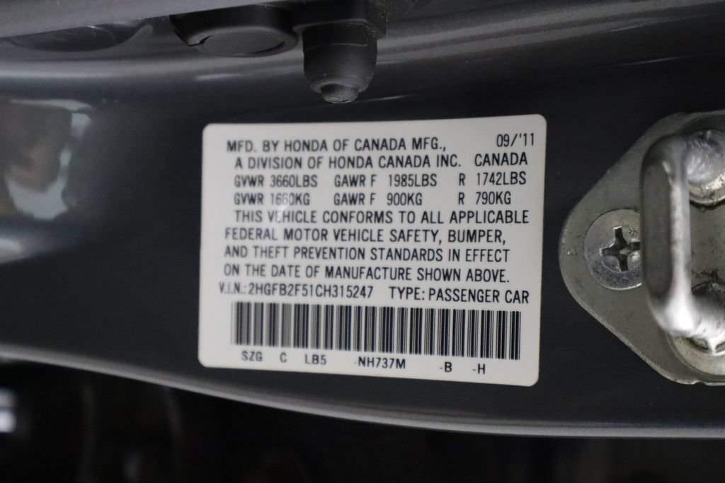 Used 2012 Honda Civic LX image 32