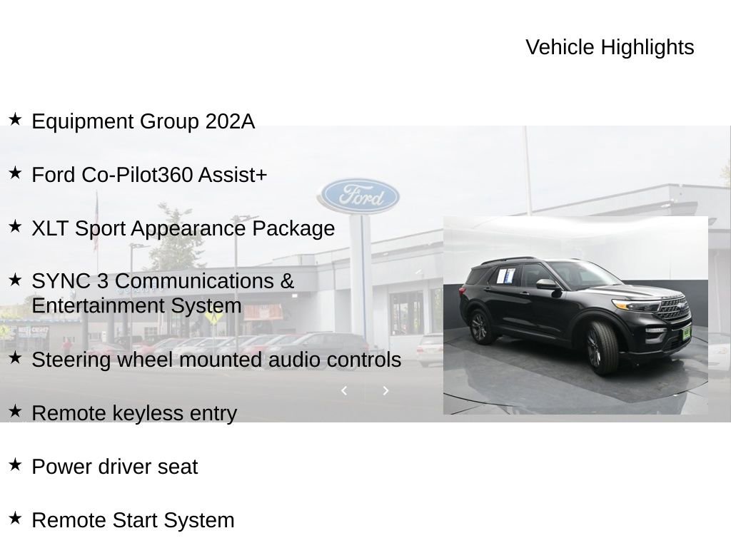 Used 2021 Ford Explorer XLT w/ Equipment Group 202A image 20