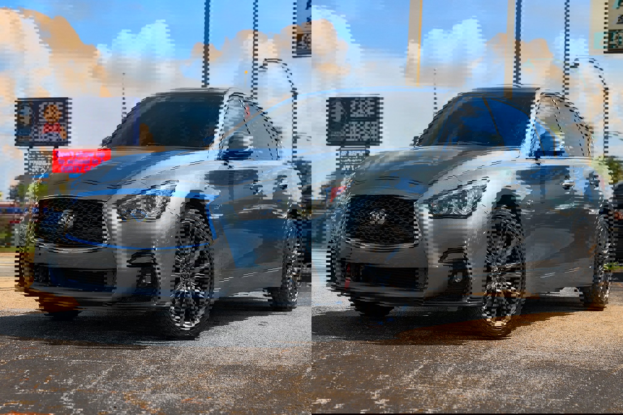 Used 2017 INFINITI Q50 Red Sport 400