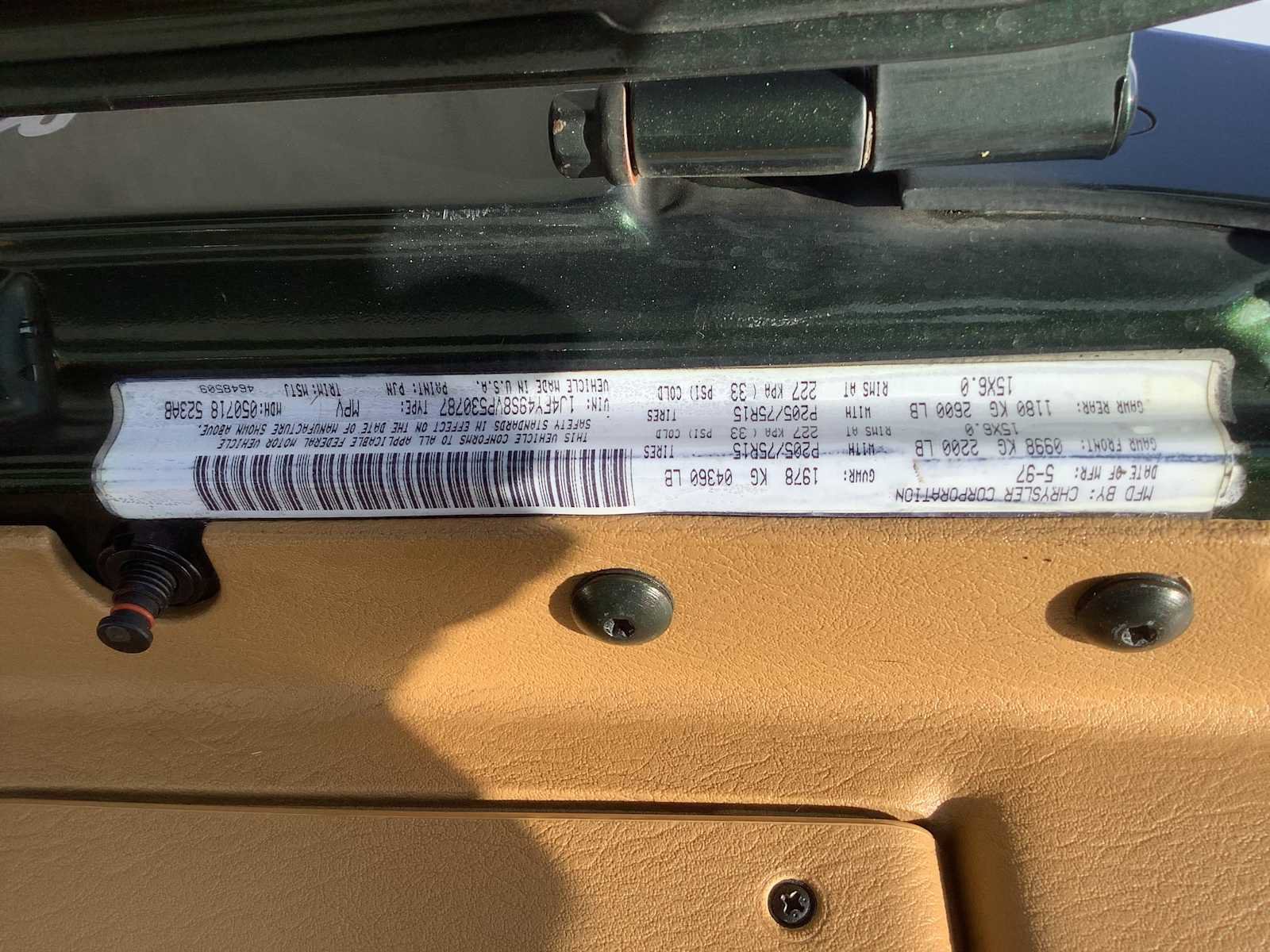 Used 1997 Jeep Wrangler Sahara AWD/4WD image 21