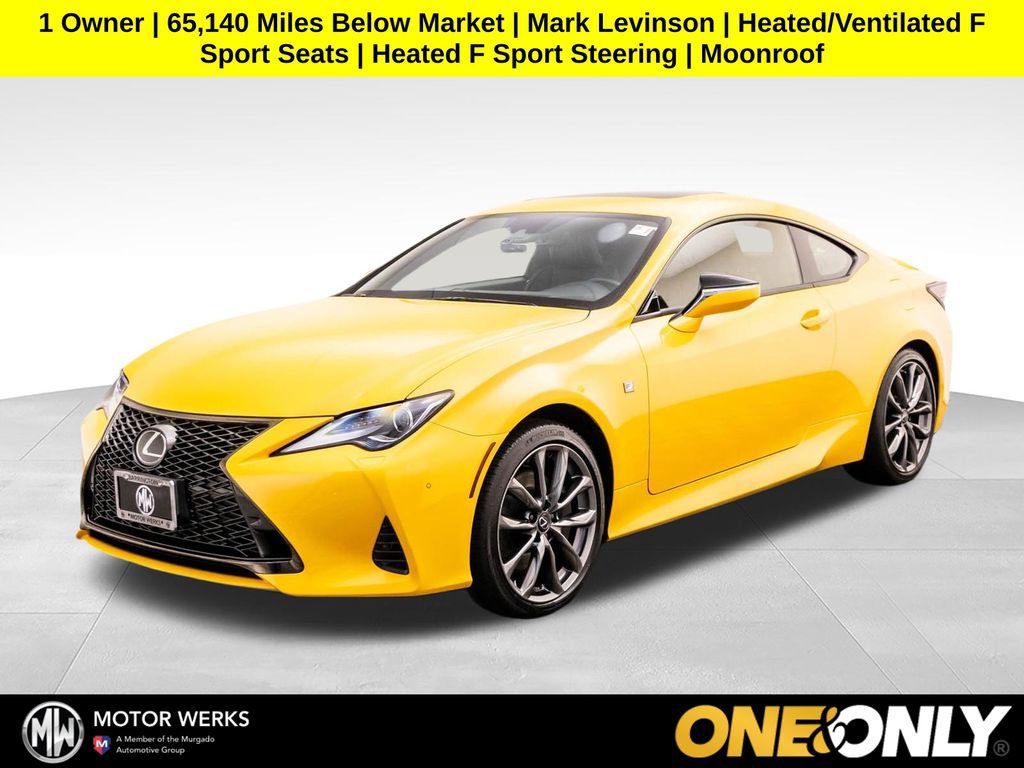 Used 2019 Lexus RC 350 F Sport w/ Accessory Package