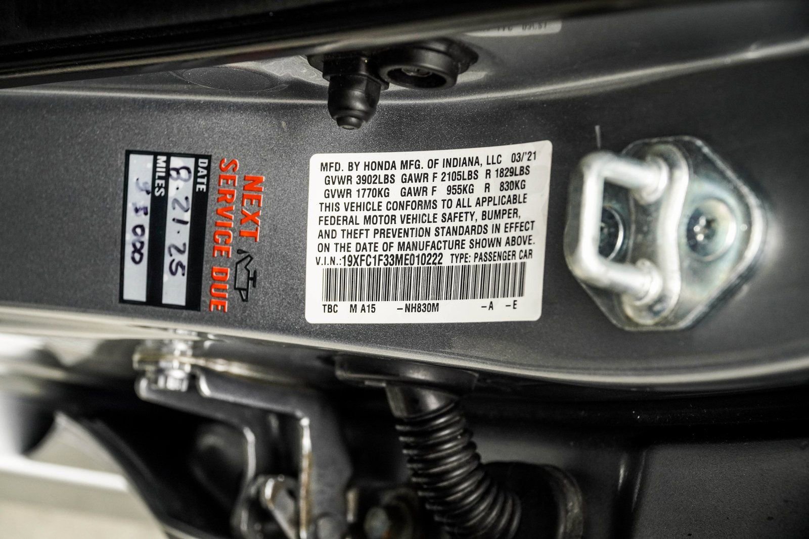 Used 2021 Honda Civic EX image 37