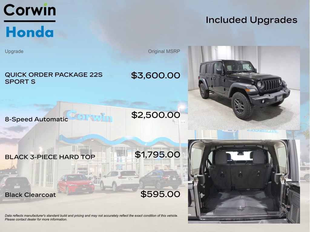 Used 2025 Jeep Wrangler Unlimited Sport AWD/4WD image 4