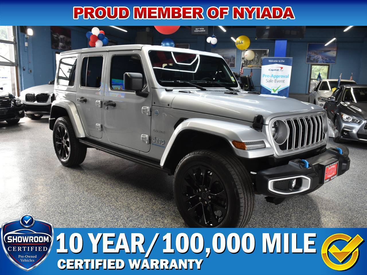Used 2024 Jeep Wrangler Unlimited Sahara w/ Technology Group AWD/4WD image 1