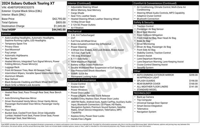 Used 2024 Subaru Outback Touring XT image 27
