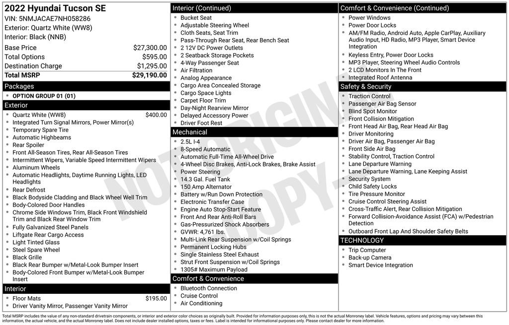 Used 2022 Hyundai Tucson SE image 6