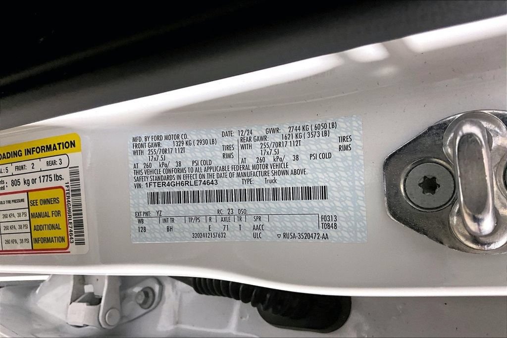 Certified 2024 Ford Ranger XLT w/ Equipment Group 301A High RWD image 26