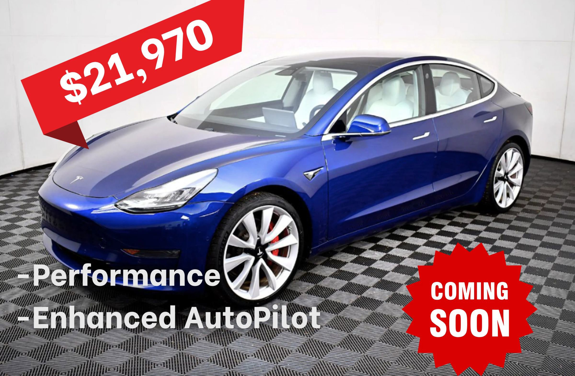 Used 2018 Tesla Model 3 Performance image 1