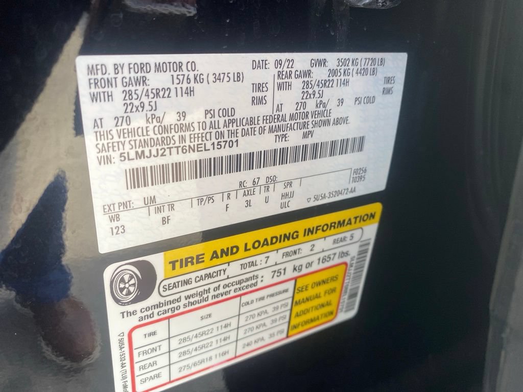 Used 2022 Lincoln Navigator Black Label AWD/4WD image 16