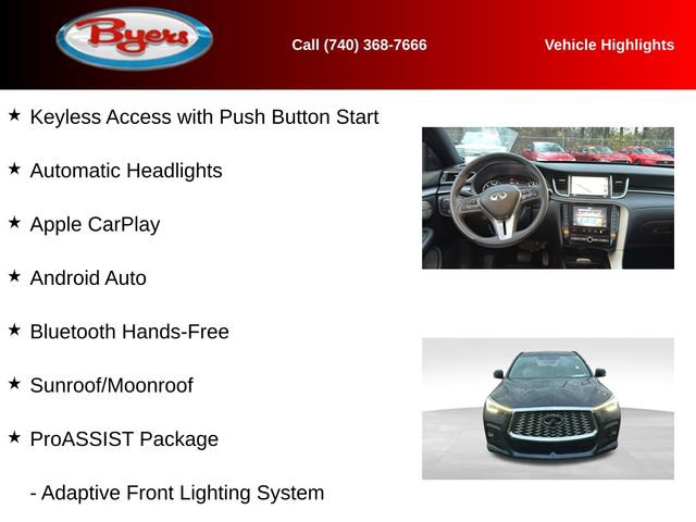 Used 2022 INFINITI QX55 Essential w/ Proassist Package image 13