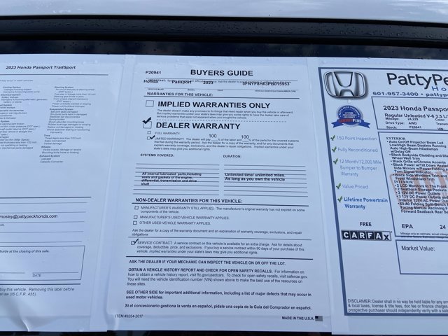 Used 2023 Honda Passport TrailSport image 5