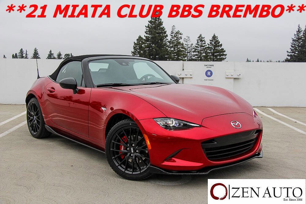 Used 2021 MAZDA MX-5 Miata Club w/ Brembo/BBS Recaro Package image 1
